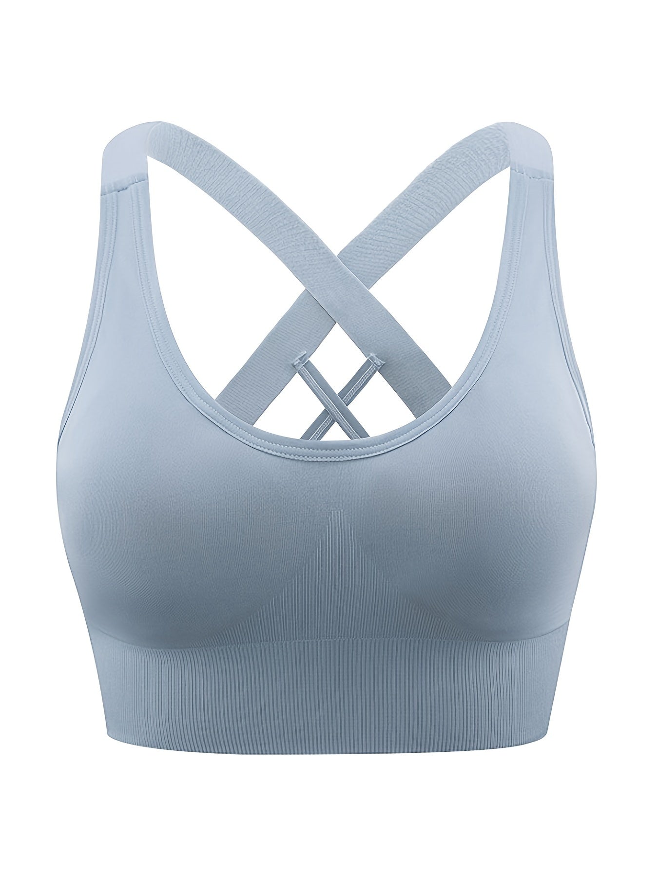 3 Pcs Women's Criss Cross Outerwear Sports Bra Yoga Tank Bra