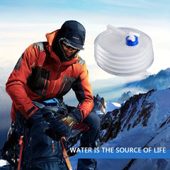 3000ml Portable Water Storage Bag Outdoor Collapsible Container
