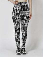 Plaid Print Skinny Leggings Casual Every Stretchy Leggings Women's Clothing