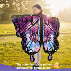 Butterfly Cloak Halloween Props Costume Women's Butterfly Cape