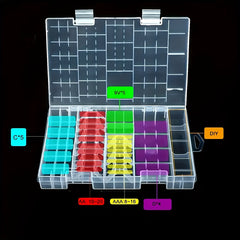 1pc Organizer Storage Case For AA AAA C D 9V Portable Protection Storage Box