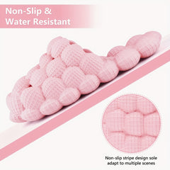 Kids Massage Bubble Slides Cushioned Spa Slippers