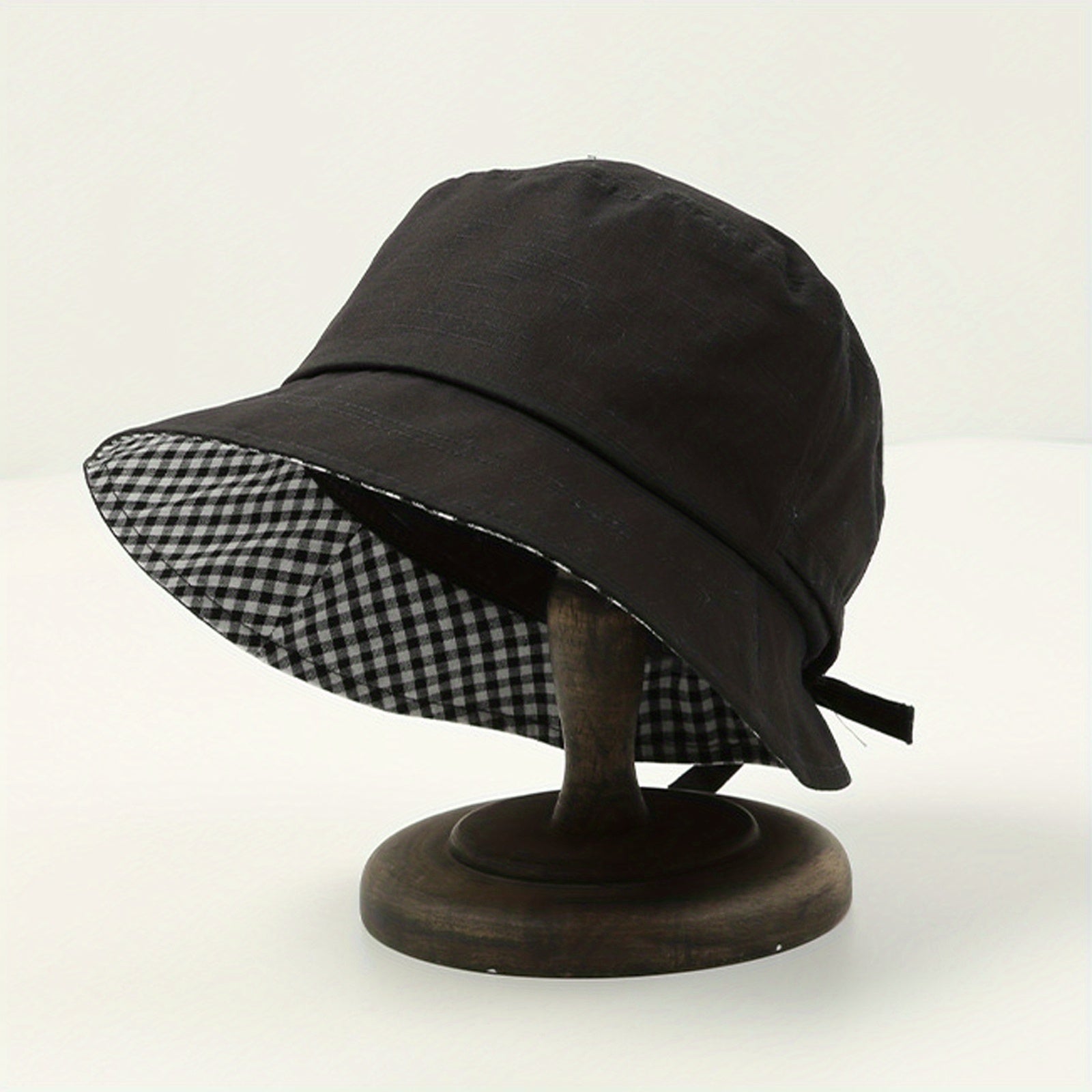 Short Brim Bucket Hat Lightweight Solid Summer Sun Hats Fisherman Cap Women