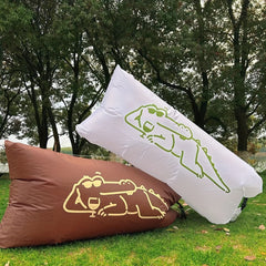 Portable Multicolor Inflatable Cushion Mattress for Outdoor Camping