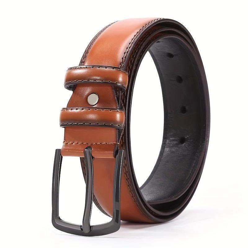 Men's Leather Business Leisure High Pure Cowhide Belt