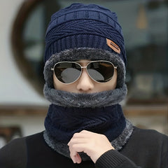 Warm Hats With Scarves for Outdoor Sports Men's & Women's
