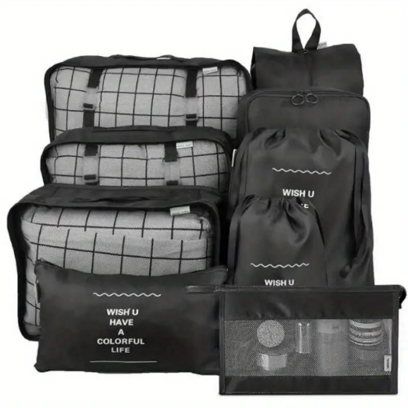 9 Pcs Cosmetic Bags Lightweight Travel Duffle Bag