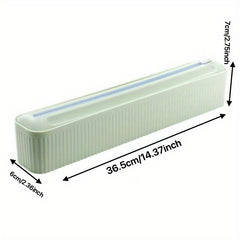 Plastic Wrap Dispenser with Cutter Kitchen Organizer