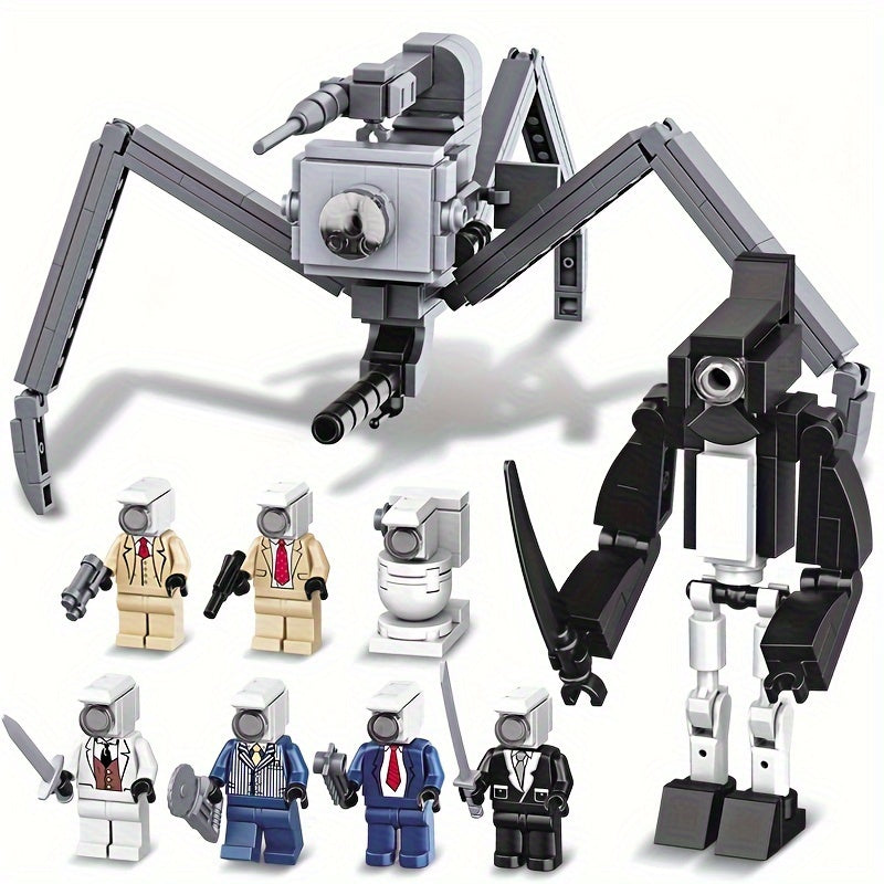 Spider Monitors Army Assemble Building Blocks Puzzle Toys