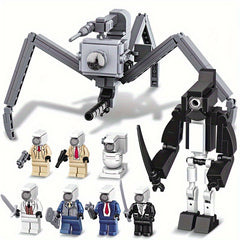 Spider Monitors Army Assemble Building Blocks Puzzle Toys