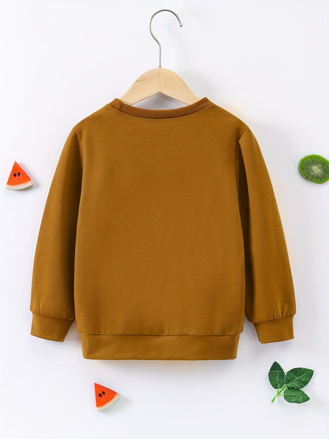HELLO SCHOOL Letter Print Boys Casual Pullover Sweatshirt Long Sleeve Tops