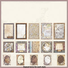 30pcs Retro Journal Decorative Base Layer Paper Pack