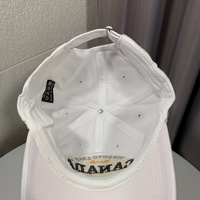 Retro Drawstring Baseball Cap Men's Soft Top Embroidery Patch Cap