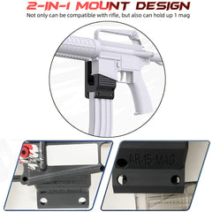 2-In-1 Wall Mount PA Material - Supports Up To 158.76KG