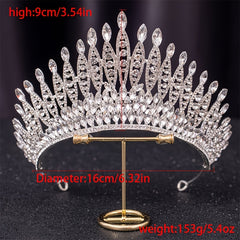 Rhinestone Crown Bridal Wedding Hairband Headband Tiara Birthday Cosplay