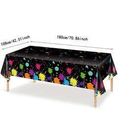 Neon Party Table Covers Glow Party Tablecloths