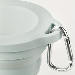 180ml Mini Silicone Folding Water Mug Lightweight Leakproof Cup for Outdoor Camp