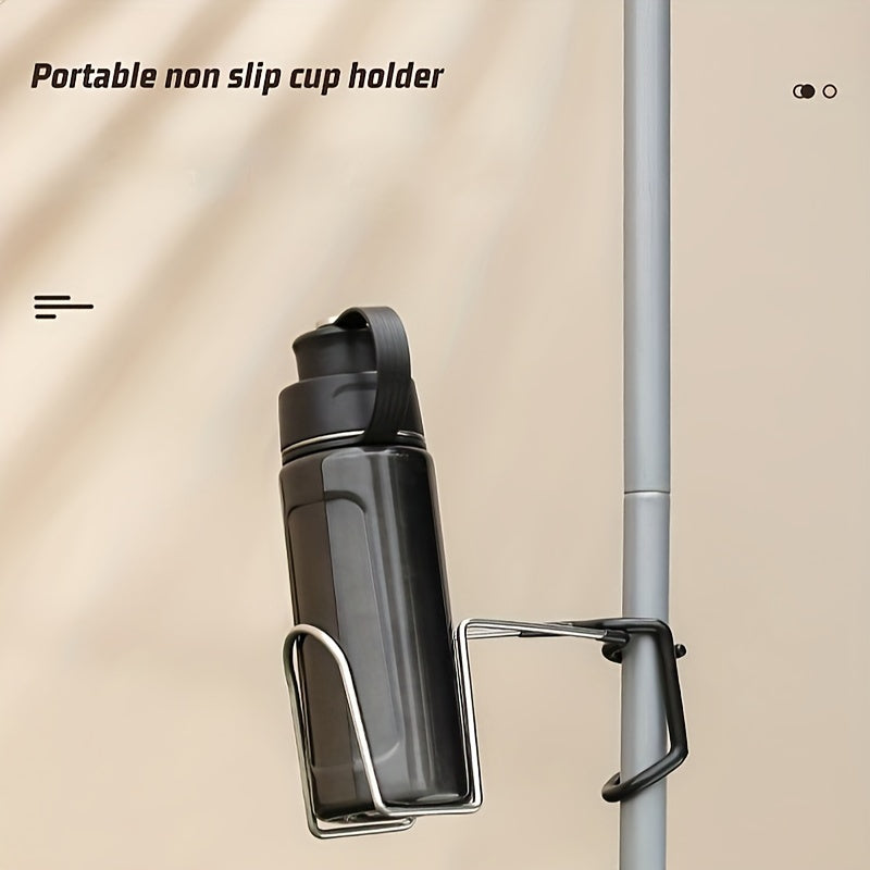 Outdoor Stainless Steel Cup Holder & Lamp Holder