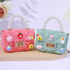 Cartoon PVC Handbag Coin Purse Crossbody Bag Messenger Bag