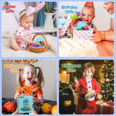 Suction Cup Stacking Toys for Kids - Montessori Bathtub Sensory Travel Toys