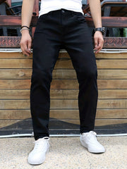 Men's Slim Fit Jeans Casual Street Style Denim Pants