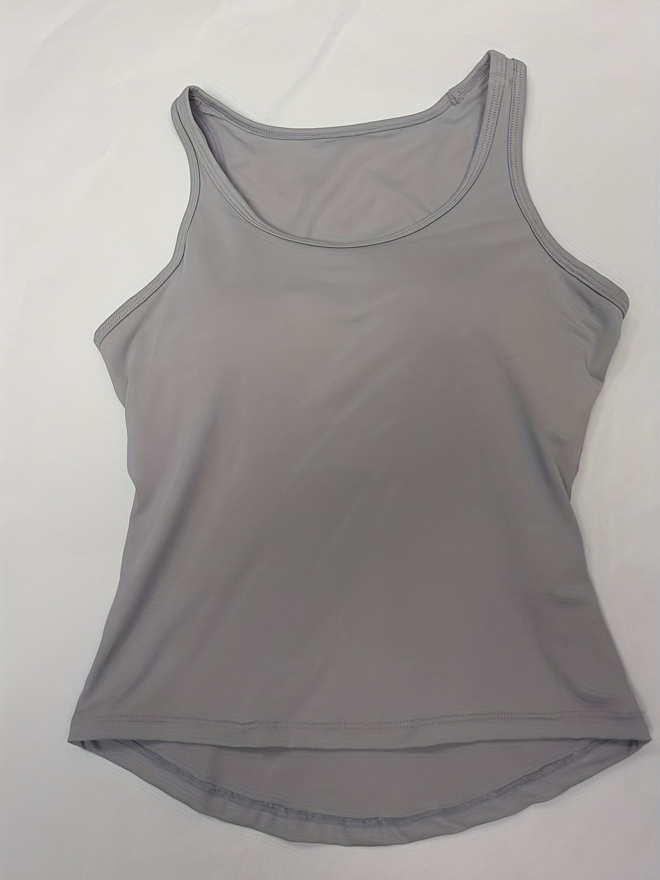 Women's Padded Sports Tank Top Workout Running Fitness Yoga Sleeveless Shirts
