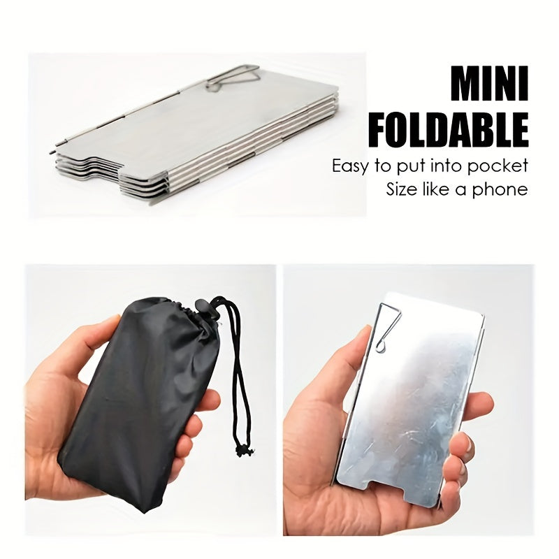 11pcs Camping Windshield Stove Gas Outdoor Portable Screen Deflector