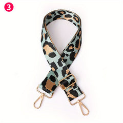 Adjustable Leopard Shoulder Bag Strap for Wide Purse