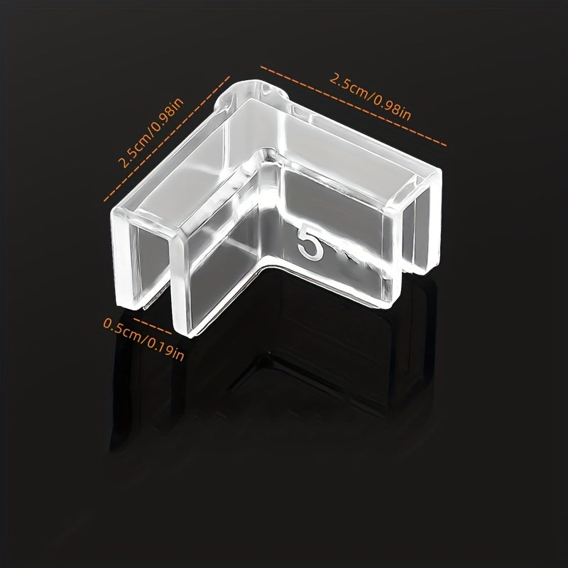 4pcs Fish Tank Corner Guard Soft Protective Sleeve