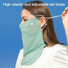 Solid Neck Gaiter UV Protection Face Mask Windproof Scarf Sunscreen Bandana Bala