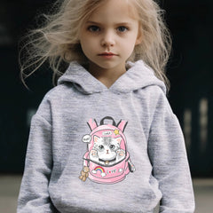 Kitty School Bag Print Girls Outfits 2pcs Spring Fall Sports Gift
