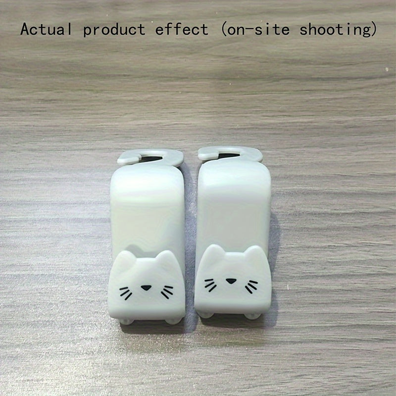 2pcs Car Hook Cartoon Car Decor Hook Headrest Seat Back Hidden Hook