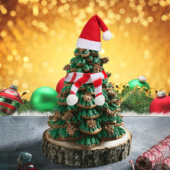 20pcs Mini Christmas Hat and Scarf Set for Wine Bottle Cover