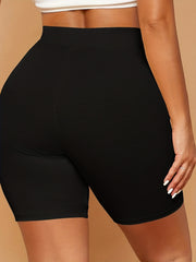 High Waist Yoga Shorts Stretchy Skinny Shorts