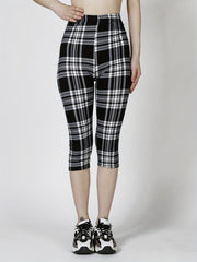 Women's Allover Print Skinny Capris Leggings