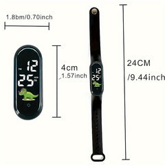 Colorful Dinosaur Sports Watch Waterproof LED Digital Christmas Gift