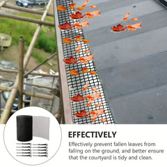Gutter Guard Mesh Leaf Blocking Net Plastic Mesh Fence Mesh