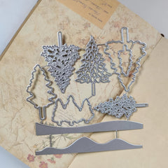 1pc Trees Metal Cutting Dies/Stamps for Card Decoration Scrapbooking Craft