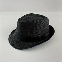 Children's Summer Jazz Hat Straw Hat Travel Beach Hat Sunshade Hat