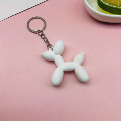5pcs Balloon Puppy Model Keychain Party Favors