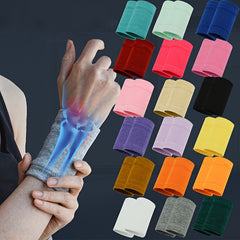 Thin Sweat absorbing Wrist Sleeve Sports Running Wrist Guard Multicolor