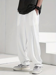 Men's Casual Stretch Waffle Pattern Joggers Sweatpants