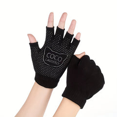 Yoga Socks Non Slip Gloves for Safe Workouts