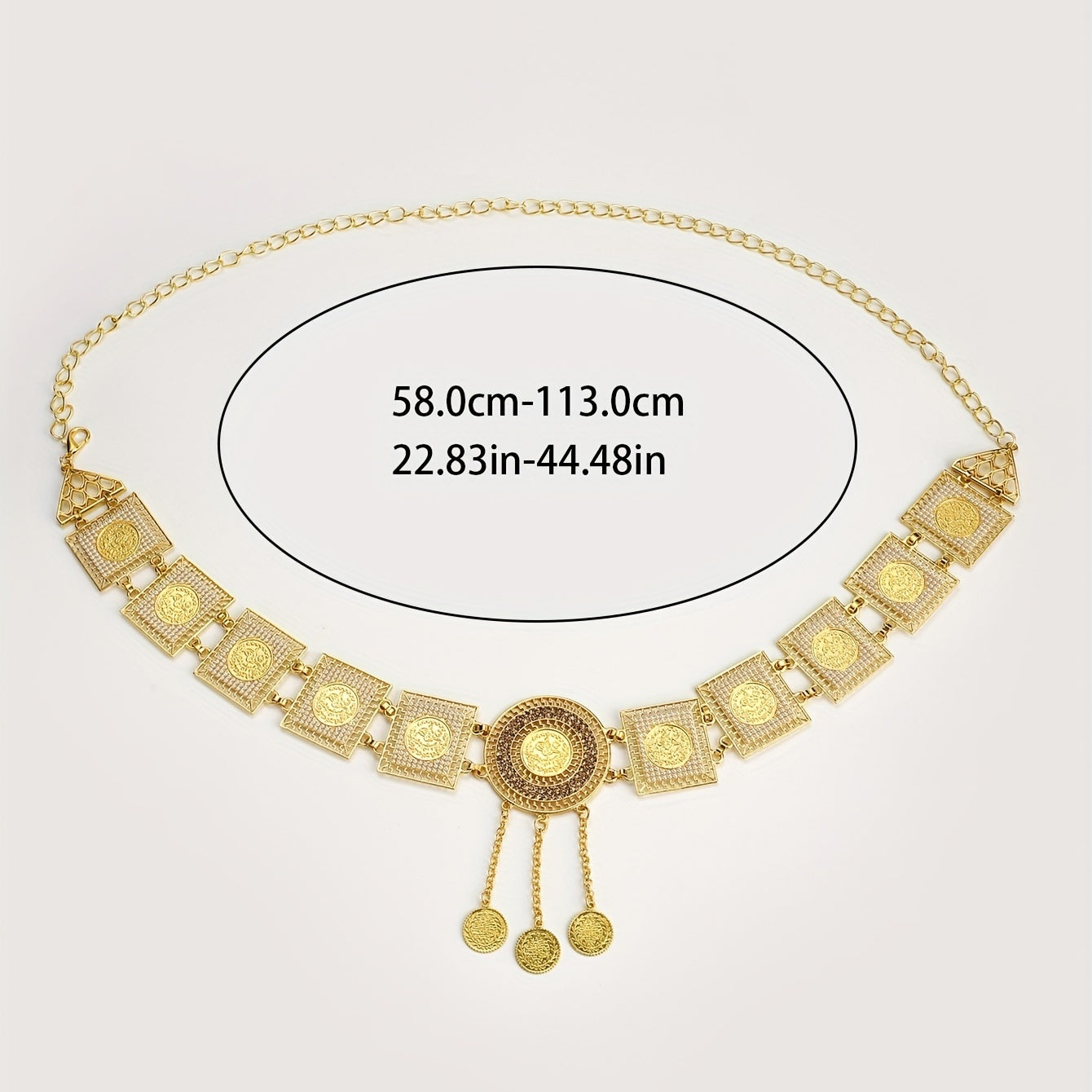 Metal Sun Flower Waist Chain Belt Hair Accessories For Girls