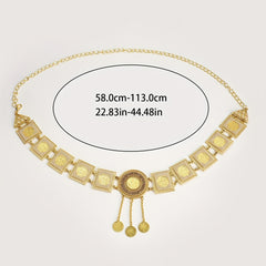 Metal Sun Flower Waist Chain Belt Hair Accessories For Girls