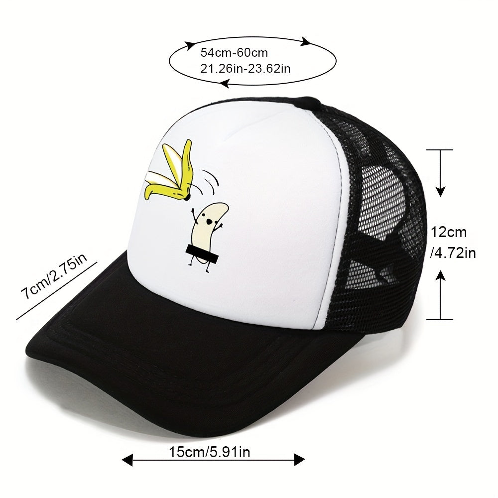 Outdoor Sunshade Baseball Cap Mesh Breathable Dad Trucker Cap