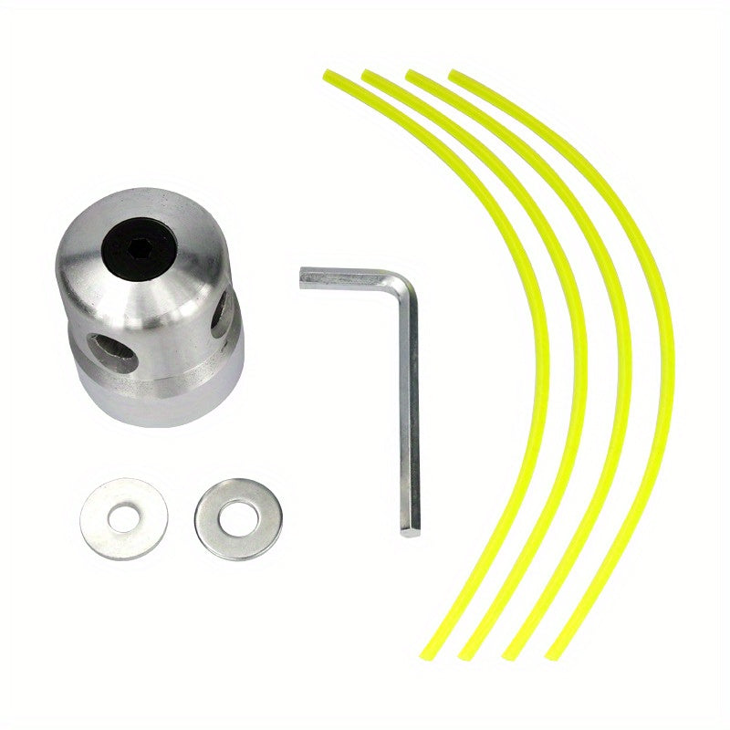 15m Trimmer Lines Aluminum Brush Cutter Head Lawn Mower Cutting Line