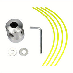 15m Trimmer Lines Aluminum Brush Cutter Head Lawn Mower Cutting Line