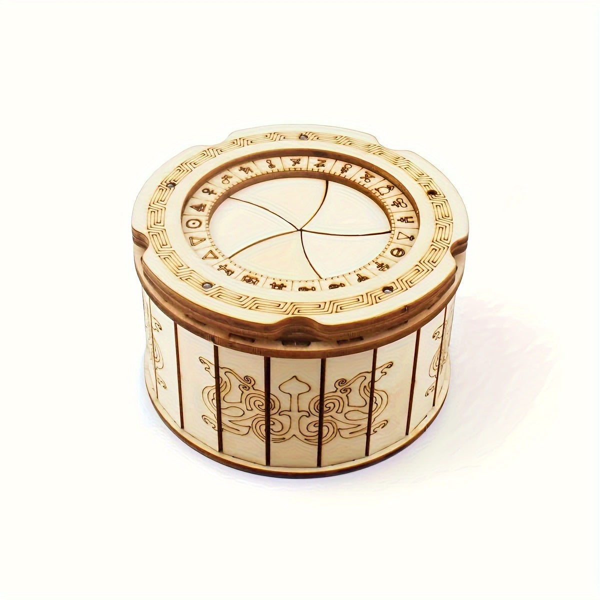 DIY Wooden Puzzle Box 3D Mechanical Model Kit Intricate Gear Mechanism