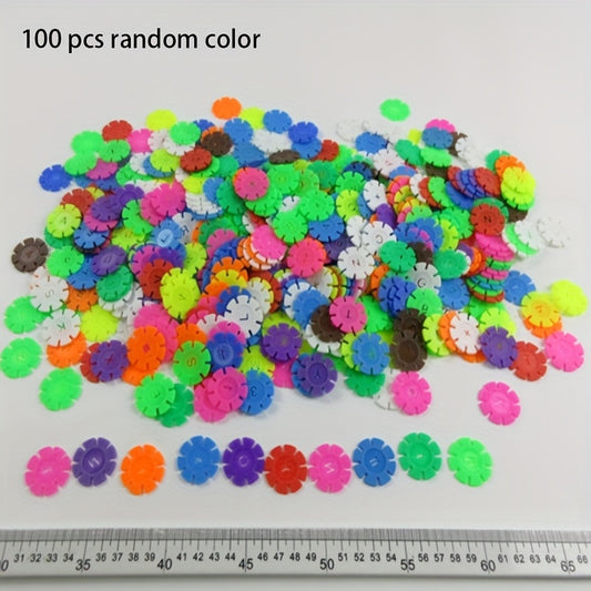 Small Round Building Blocks with Numbers and Letters